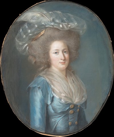 マダムエリザベートドフランス1764-1794、ca。 1787年。 作： Adelaide Labille Guiard