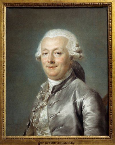 ジャン・ジャック・バシェリエ（1724-1806）フランスの画家の肖像。絵画：アデレード・ラビル＝グイアード（Labille Guiard 作： Adelaide Labille Guiard