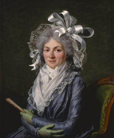 ジュリス夫人の肖像1746-1830、1790 作： Adelaide Labille Guiard