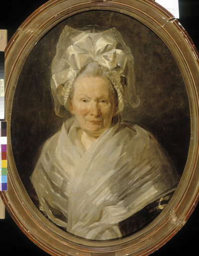 年老いた女性の肖像（油彩・キャンバス 作： Adelaide Labille Guiard