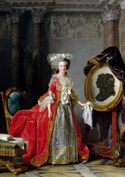 フランスのマリー・アデレード王女1732-1800 作： Adelaide Labille Guiard
