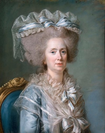 フランスのマリー・アデレード王女1732-1800 作： Adelaide Labille Guiard