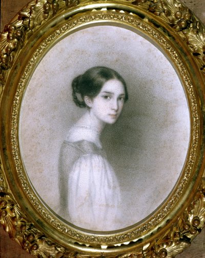 レオポルディン・ユーゴーの肖像（1824-43）（デッサン） 作： Adele Julie Hugo