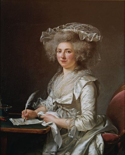 フランス語  女性の肖像 ある女性の肖像 作： アデレードラビレギヤード