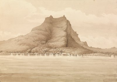 ボラボラ、1849年9月4日［ソサエティ諸島］」。 作： Admiral Sir Edward Gennys Fanshawe