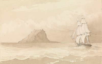 マイテア［メヘティア］、1849年8月20日［ソサエティ諸島］ 作： Admiral Sir Edward Gennys Fanshawe