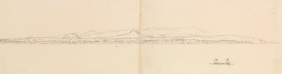 サバイイ、ナビゲーター諸島［サモア］、1849年9月 作： Admiral Sir Edward Gennys Fanshawe