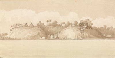 ヴェワ、フィジー諸島、1849年10月［フィジー］」。 作： Admiral Sir Edward Gennys Fanshawe