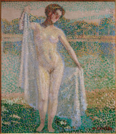 女性のヌード、1908年 作： Adolf Erbslöh