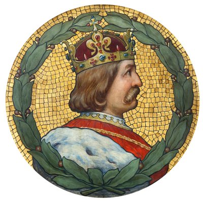 ポジェブラディのジョージ、1900年 作： Adolf Liebscher
