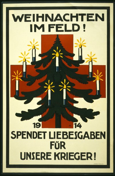 ドイツ赤十字によるクリスマス・キャンペーン。ミュンヘン 作： Adolf Munzer