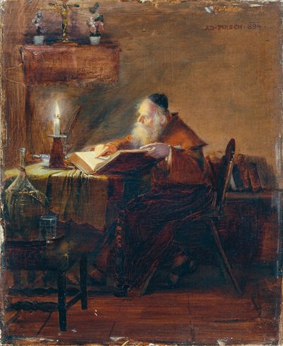 読書仙人 作： Adolf Pirsch