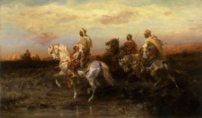 アラブ騎手、 作： Adolf Schreyer
