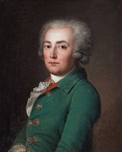 クレルモン・トネール伯爵スタニスラス・マリー・アデレードの肖像（1757～1792年） ヴェルトミュラー、アドルフ・ウルリック（1751～1811年）個人蔵 作： Adolf Ulrich Wertmuller