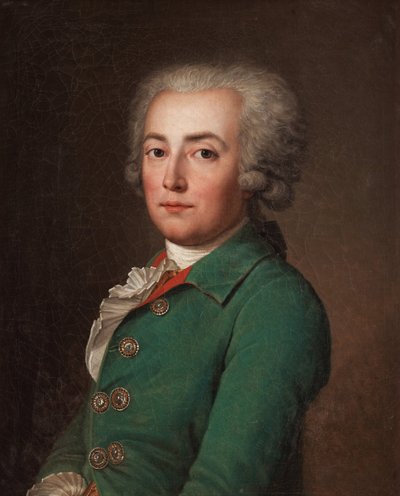 スタニスラスマリーアデレードの肖像、クレルモントネール伯1757〜1792年、1781年 作： Adolf Ulrich Wertmuller