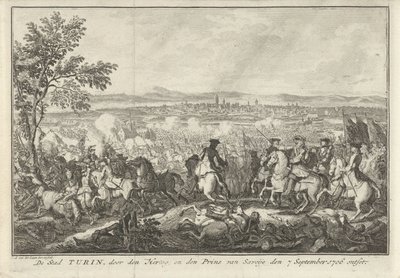 トリノのレリーフ、1706年 1706 年 9 月 7 日にサヴォイア公爵と王子によって破壊されたトリノ市 (オブジェクトのタイトル) 作： Adolf van der Laan