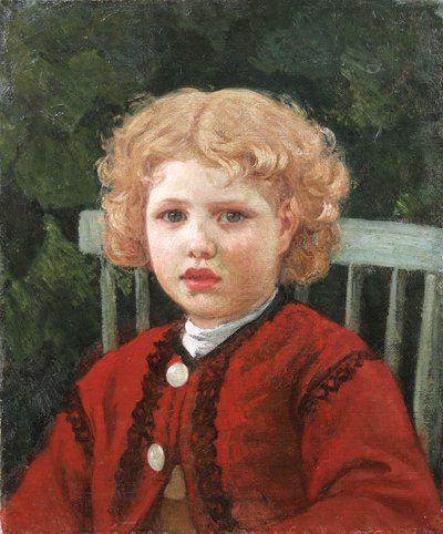 巻き毛の女の子 作： Adolf von Becker