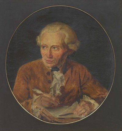 イマヌエルカントの肖像1724-1804、19世紀初頭 作： Adolf von Heydeck