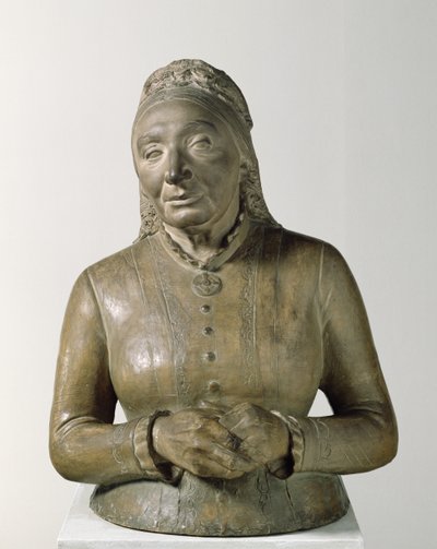 マリー・フィールダーの肖像（1819-1901）、1882（テラコッタ） 作： Adolf von Hildebrand