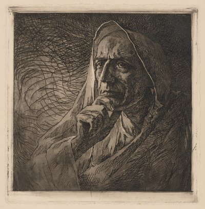 ガブリエル・ダヌンツィオ(?) 作： Adolfo de Carolis