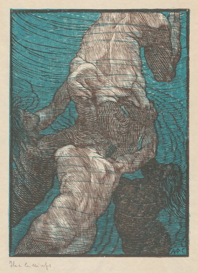 Ila e le ninfe (ヒュラスとニンフ) 作： Adolfo de Carolis