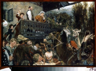 巡回サーカス 作： Adolph Menzel