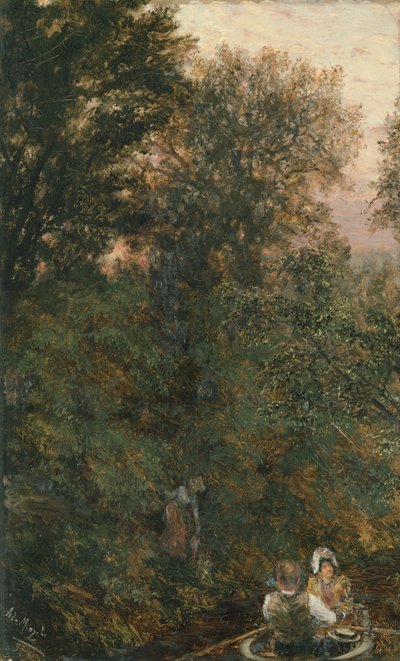 ボートトリップ、1892 作： Adolph Menzel