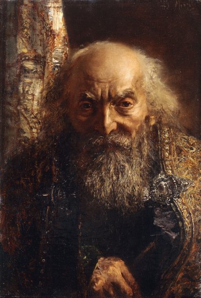 バグダッドのラビ、1851年 作： Adolph Menzel