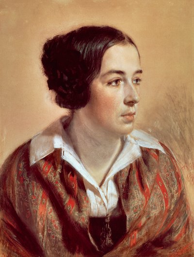 キャロライン・アーノルドの肖像 作： Adolph Menzel