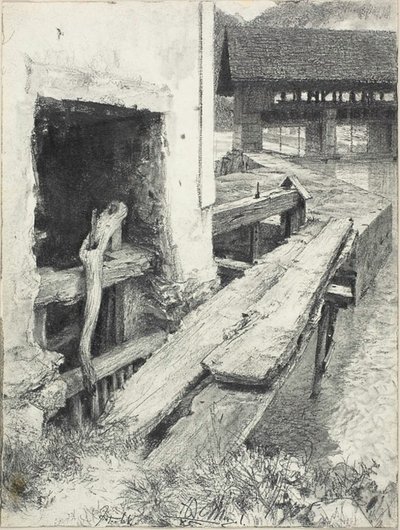 水門 作： Adolph Menzel