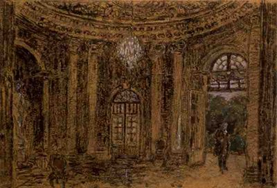 サンスーシのコンサート」のための習作 作： Adolph Menzel