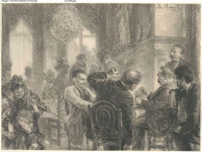 カードゲーム 作： Adolph Menzel