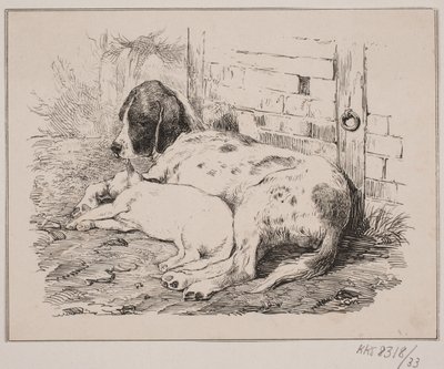 二人の友達 作： Johan Adolph Kittendorff