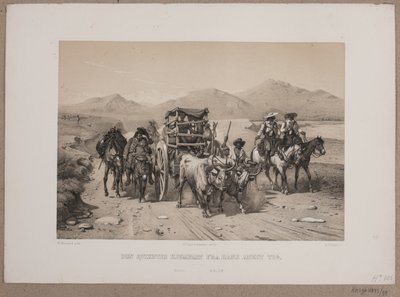 二度目の列車からのドン・キホーテの帰路。 作： Johan Adolph Kittendorff