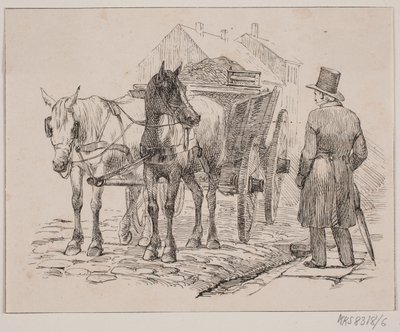 ゴミ屋敷の馬 作： Johan Adolph Kittendorff