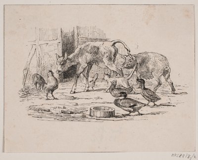 子牛 作： Johan Adolph Kittendorff
