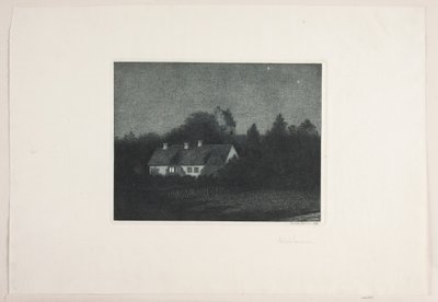 ボラップ村の月夜 作： Adolph Larsen