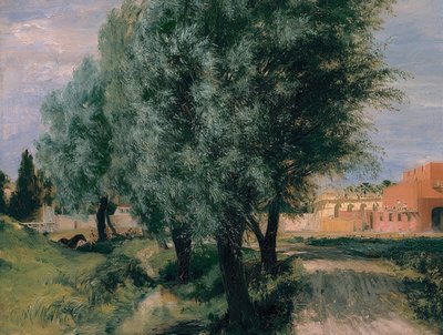 柳のサイトを構築しています。 1846 作： Adolph Menzel