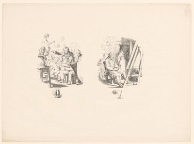アーティスト見習い 作： Adolph Menzel