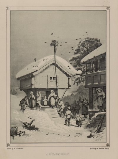 図版は「Norge fremstillet i Tegninger av Asbjørnsen, P.Chr. og utgitt av Chr.Tønsberg」（no, 1848）から引用したものです。 作： Adolph Tidemand