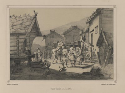 図版は「Norge fremstillet i Tegninger av Asbjørnsen, P.Chr. og utgitt av Chr.Tønsberg」（no, 1848）から引用したものです。 作： Adolph Tidemand