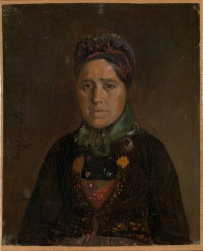 NumedalのIngeborgSkjønneの肖像 作： Adolph Tidemand
