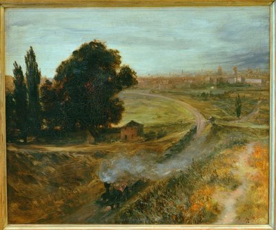 ベルリン-ポツダム鉄道 作： Adolph Menzel