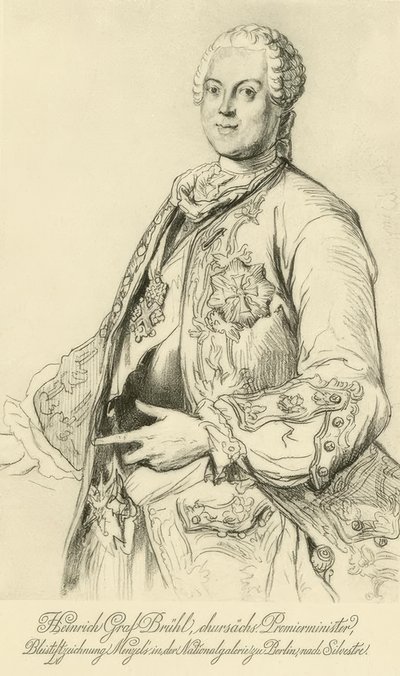 ハインリッヒ・フォン・ブリュール-メンゼル・N・シルベストル 作： Adolph Menzel