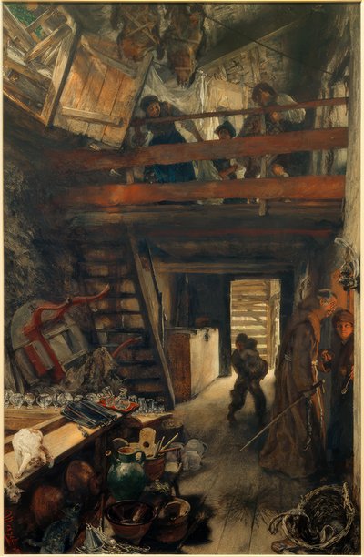 ホーフガスタインのキッチン 作： Adolph Menzel