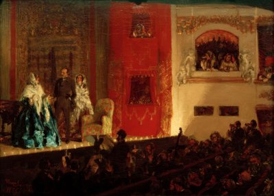 パリの体操劇場 作： Adolph Menzel