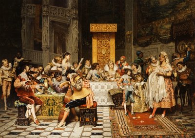 コンデの洗礼 作： Adolphe Alexandre Lesrel