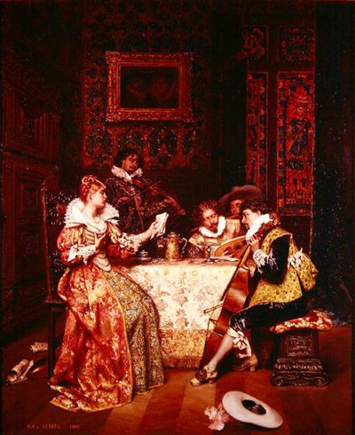 ミュージック・パーティー 作： Adolphe Alexandre Lesrel
