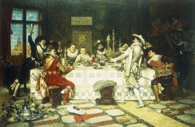 王子の誕生日パーティー 作： Adolphe Alexandre Lesrel