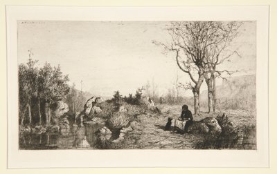 ロシロンの小川のほとり (アイン) 作： Adolphe Appian
